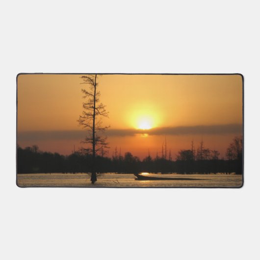 Arkansas Sunrise op Millwood Lake Bureaumat (Voorkant)