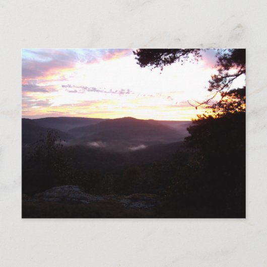 Arkansas Sunset Briefkaart (Voorkant)