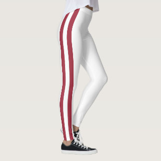 Arkansas Team Spirit, Rood en Wit Leggings
