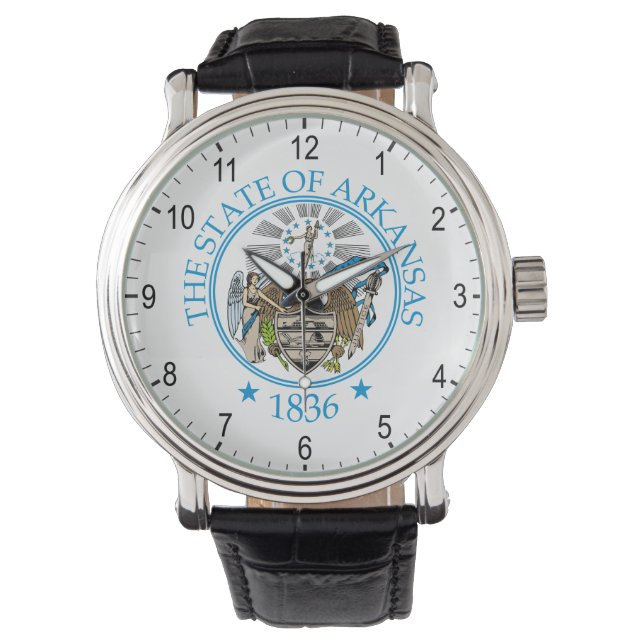 Arkansas-teken Horloge (Voorkant)