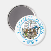 Arkansas-teken Magneet (Voorkant / Achterkant)