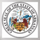 Arkansas-teken Poster (Voorkant)