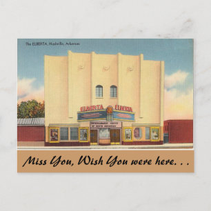 Arkansas, The Elberta Theater Briefkaart