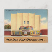 Arkansas, The Elberta Theater Briefkaart (Voorkant)
