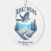 Arkansas The Natural State Keramisch Ornament (Links)