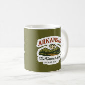 Arkansas - The Natural State Mug Koffiemok (Voorkant rechts)