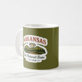 Arkansas - The Natural State Mug Koffiemok (Voorkant links)