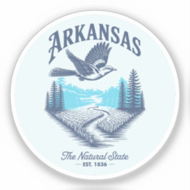 Arkansas The Natural State Sticker