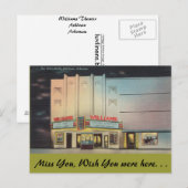 Arkansas, The Williams Theater Briefkaart (Voorkant / Achterkant)
