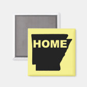 Arkansas Thuis Weg Van Staat Koelkastmagneet Magneet (Voorkant / Achterkant)