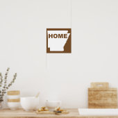 Arkansas Thuis Weg Van Staat Poster Bord (Keuken)