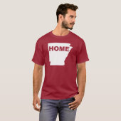 Arkansas Thuis Weg Van Staat T-Shirt Tees (Voorkant volledig)