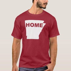 Arkansas Thuis Weg Van Staat T-Shirt Tees