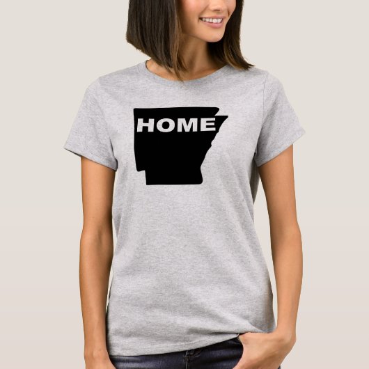 Arkansas Thuis Weg Van Staat T-Shirt Tees (Voorkant)
