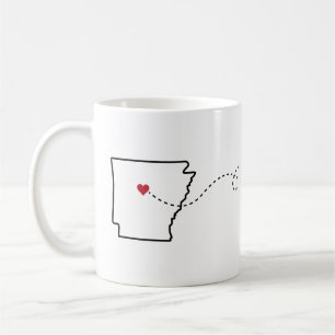 Arkansas to Oregon - Heart2Heart Coffee-Mok Koffiemok