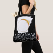 Arkansas Total Solar Eclipse April 8 2024 Verenigd Tote Bag (Dichtbij)