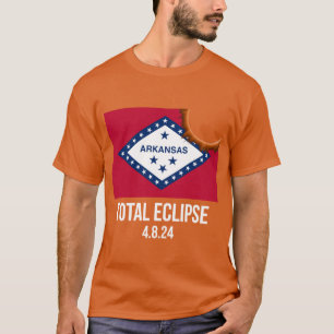 Arkansas totale eclips 8 april 2024 t-shirt