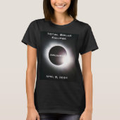 Arkansas Totale zonsverduistering 8 april 2024 T-shirt (Voorkant)