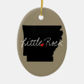 Arkansas Town Keramisch Ornament (Voorkant)