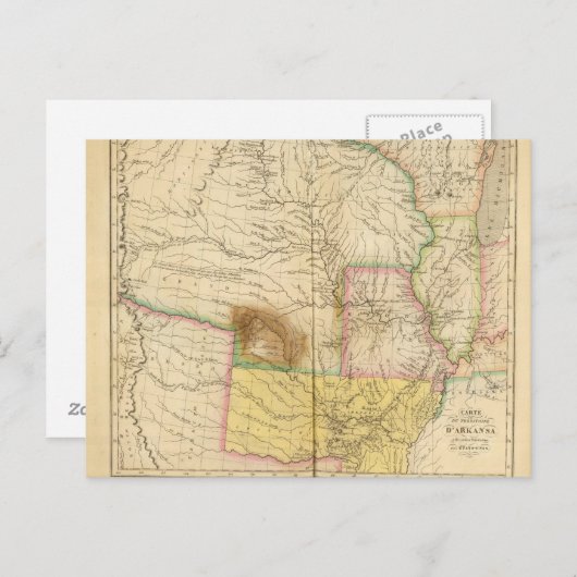 Arkansas US Briefkaart (Voorkant / Achterkant)