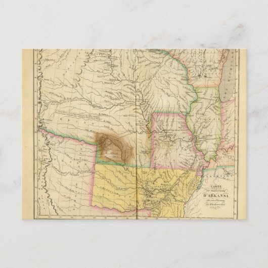 Arkansas US Briefkaart (Voorkant)