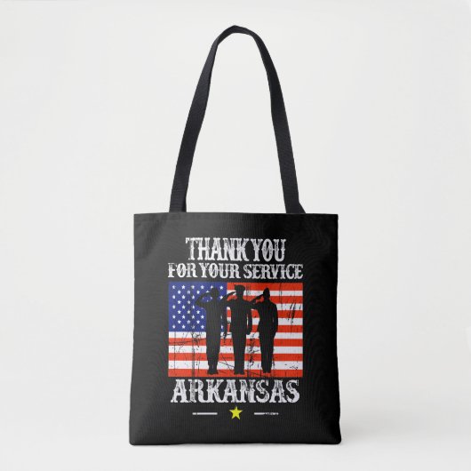 Arkansas USA Canvas tas (Voorkant)