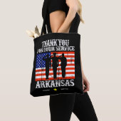 Arkansas USA Canvas tas (Dichtbij)