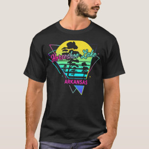 Arkansas USA Nostalgic Retro Hoefijzer Lake T-shirt