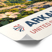 Arkansas USA – Oude Reisposter Poster (Hoek)