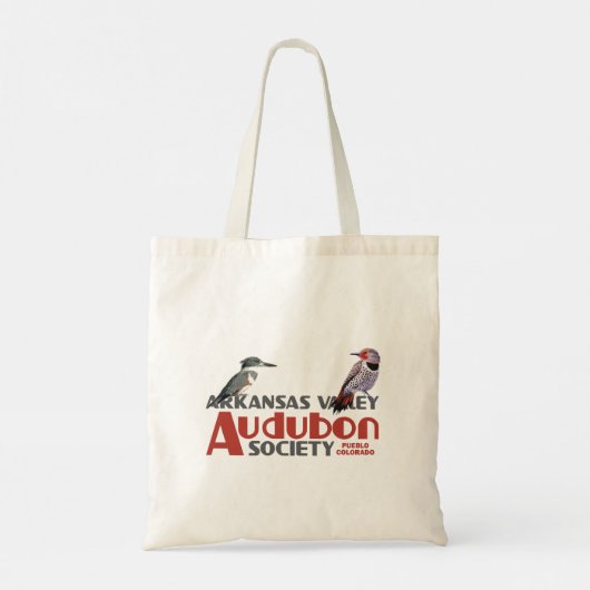 Arkansas Valley Audubon Society Canvas tas (Achterkant)