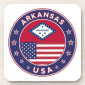 Arkansas, Verenigde Staten Bier Onderzetter (Voorkant)