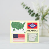 Arkansas, Verenigde Staten Briefkaart (Staand voorkant)