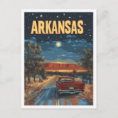 Arkansas Verenigde Staten  Illustratie Reizen Briefkaart (Voorkant)