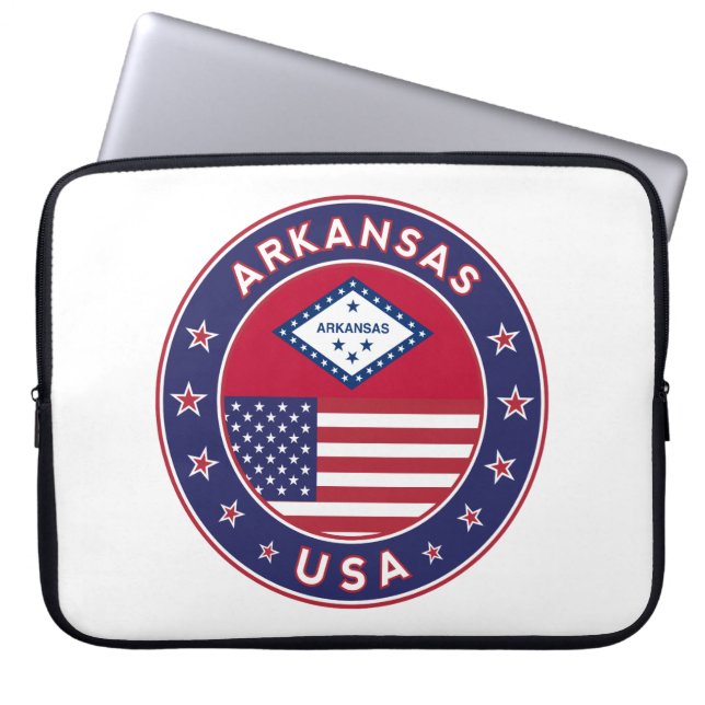 Arkansas, Verenigde Staten Laptop Sleeve (Voorkant)