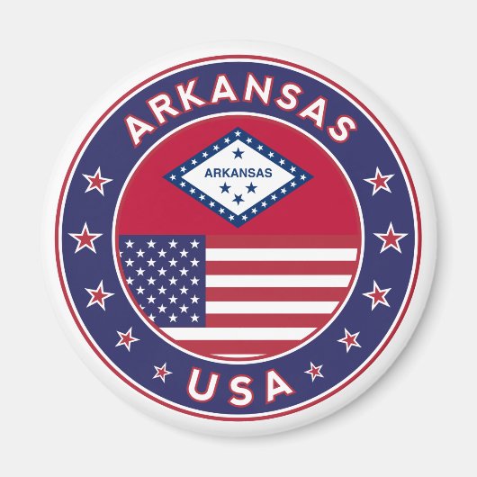 Arkansas, Verenigde Staten Magneet (Voorkant)