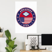 Arkansas, Verenigde Staten Poster (Thuiskantoor)