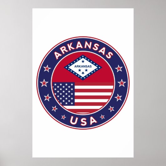 Arkansas, Verenigde Staten Poster (Voorkant)