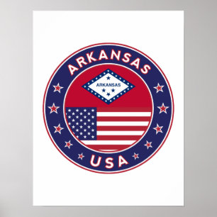 Arkansas, Verenigde Staten Poster
