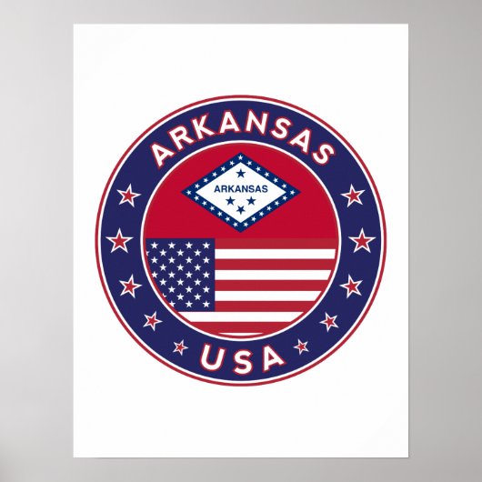 Arkansas, Verenigde Staten Poster (Voorkant)