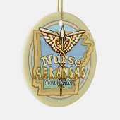 Arkansas Verpleegster Caduceus Ornament (Rechts)