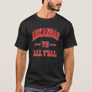 Arkansas versus All Y Throwback Classic T-shirt