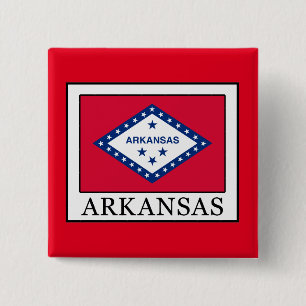 Arkansas Vierkante Button 5,1 Cm