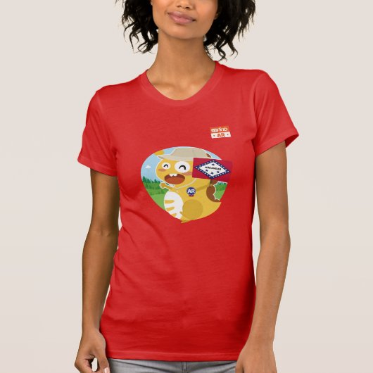 Arkansas VIPKID T-Shirt (oranje) (Voorkant)