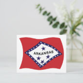 Arkansas Vlag Ansichtkaart Briefkaart (Staand voorkant)