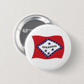Arkansas Vlag Knop Ronde Button 5,7 Cm (Voorkant /achterkant)