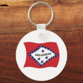 Arkansas Vlag Sleutelhanger (Voorkant)