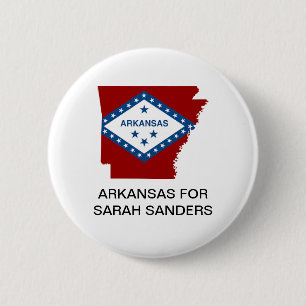 ARKANSAS voor SARAH SANDERS GOVERNEUR Knop Ronde Button 5,7 Cm