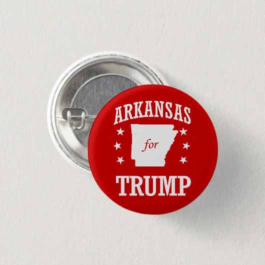 ARKANSAS VOOR TRUMP RONDE BUTTON 3,2 CM (Voorkant /achterkant)