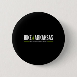 Arkansas Wandeltocht Buffalo National River Boom R Ronde Button 5,7 Cm