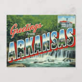 Arkansas Waterfall Forest Briefkaart (Voorkant)